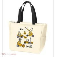 Halloween Construction Vehicles Truck Pumpkin  Tote Bag thumb 3