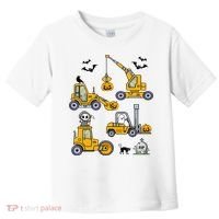 Halloween Construction Vehicles Truck Pumpkin  Toddler T-Shirt thumb 0