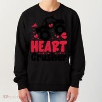 Heart Crusher Valentine Day Gift Women's Sweatshirt thumb 0