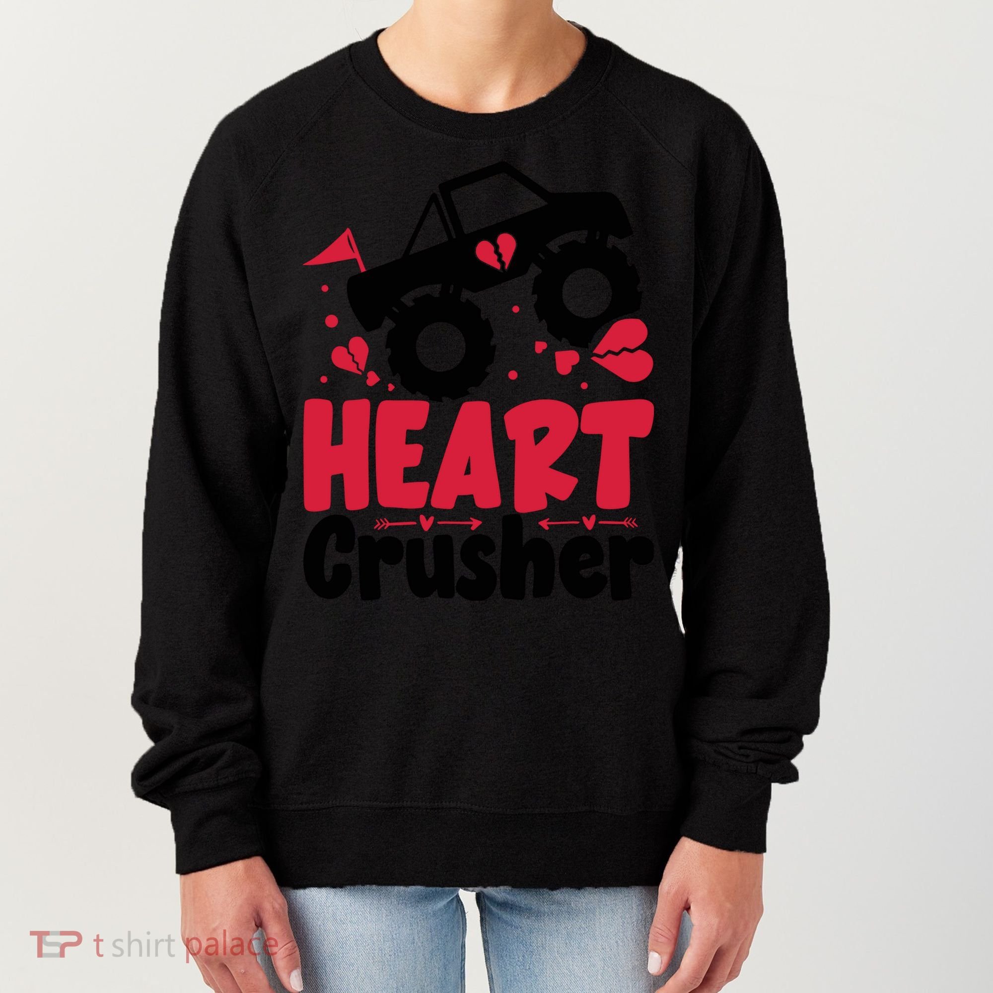 Heart Crusher Valentine Day Gift Women's Sweatshirt