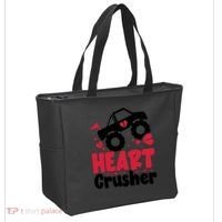Heart Crusher Valentine Day Gift Tote Bag thumb 2