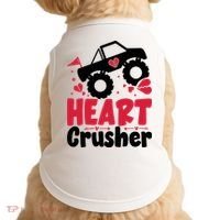 Heart Crusher Valentine Day Gift Doggie Tank thumb 0
