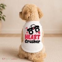 Heart Crusher Valentine Day Gift Doggie Tank thumb 2