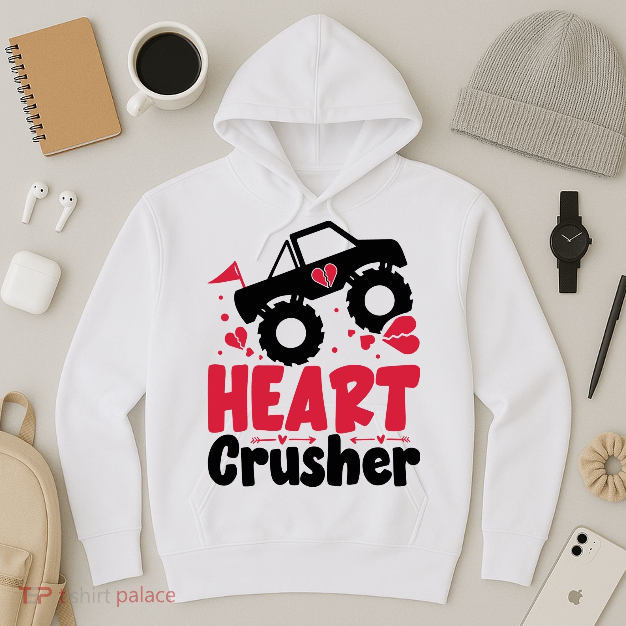 Heart Crusher Valentine Day Gift Hoodie