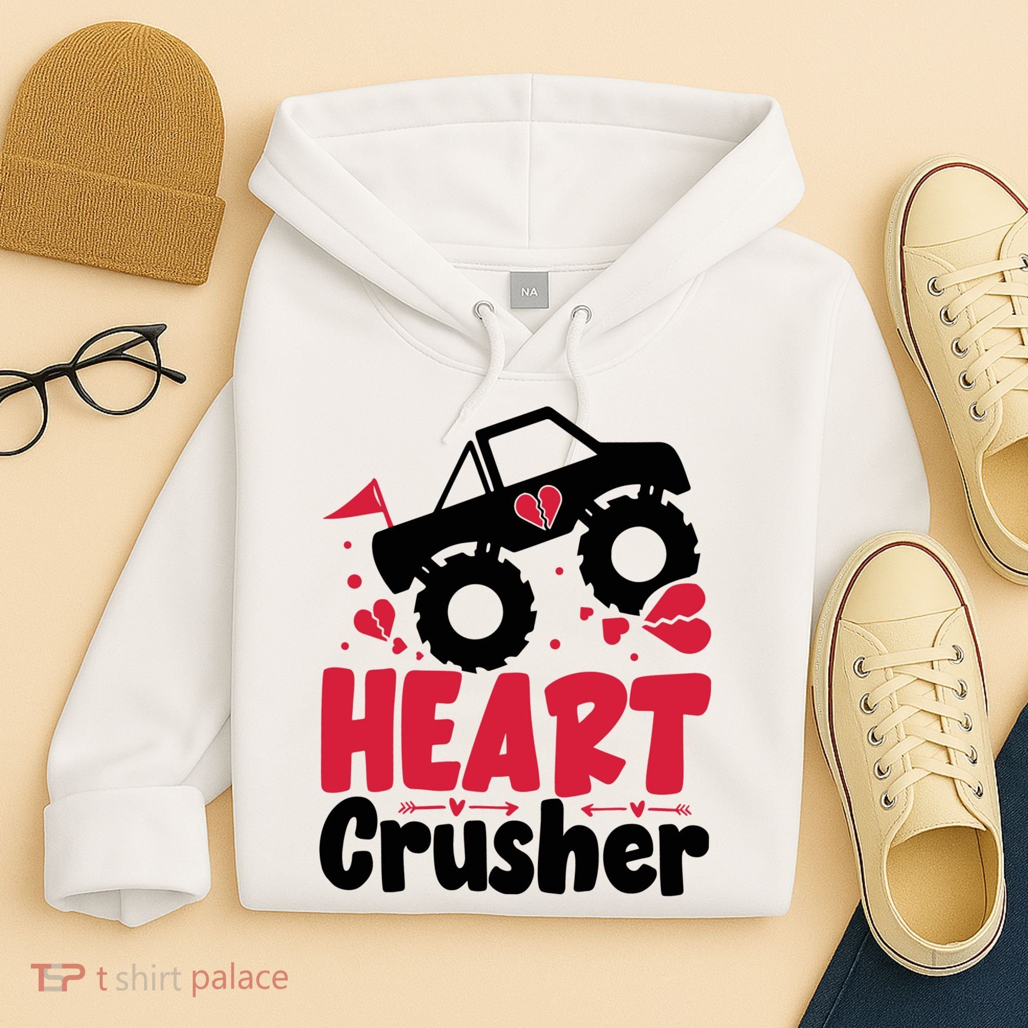 Heart Crusher Valentine Day Gift Hoodie