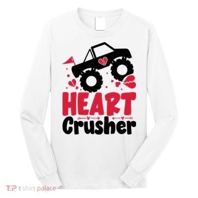 Heart Crusher Valentine Day Gift Long Sleeve Shirt