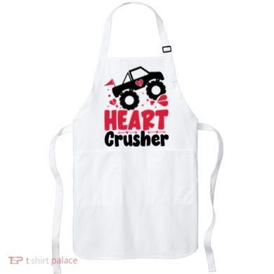 Heart Crusher Valentine Day Gift Apron