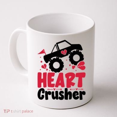 Heart Crusher Valentine Day Gift Coffee Mug