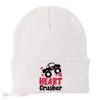 Heart Crusher Valentine Day Gift Beanie thumb 0