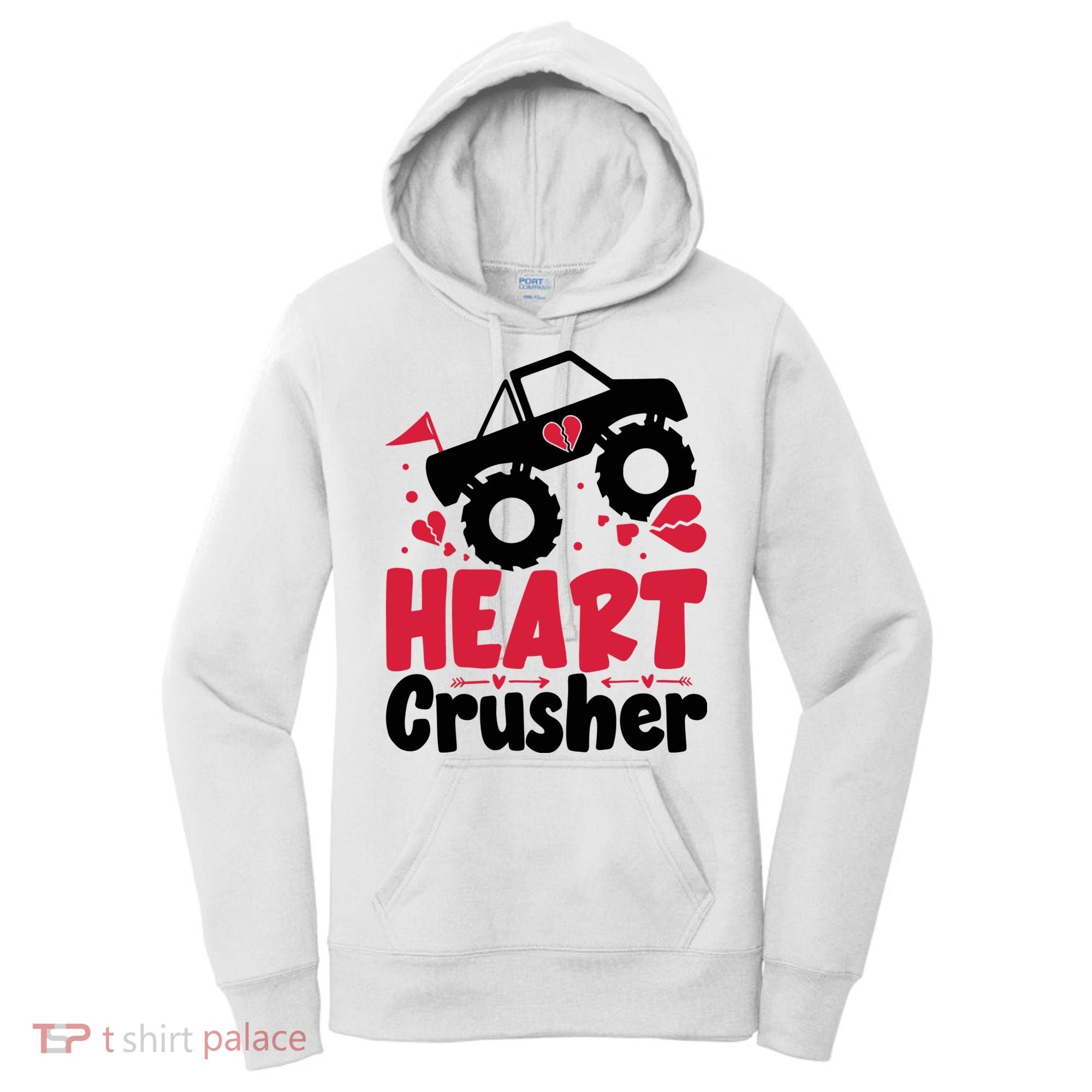 Heart Crusher Valentine Day Gift Women's Hoodie