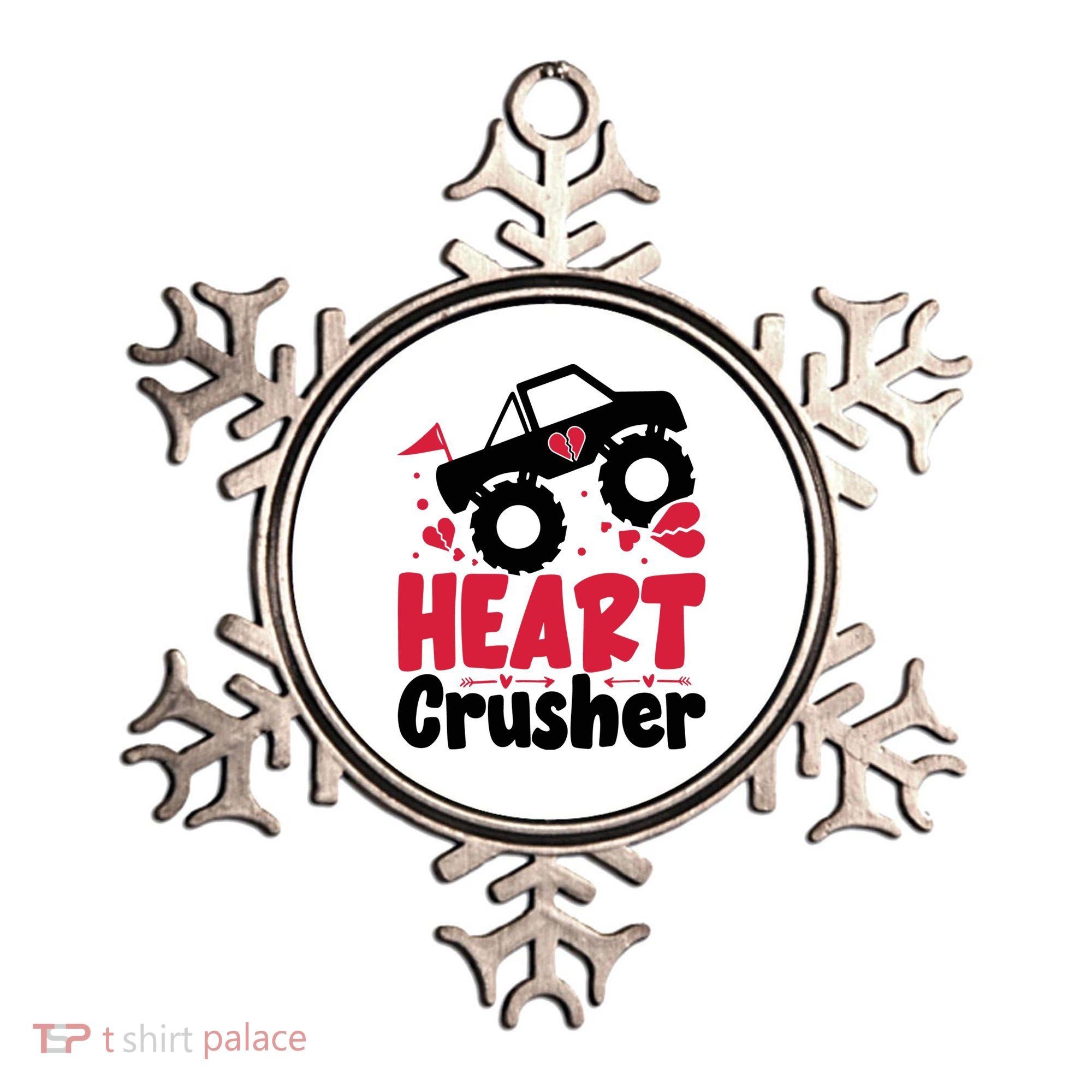 Heart Crusher Valentine Day Gift Ornament