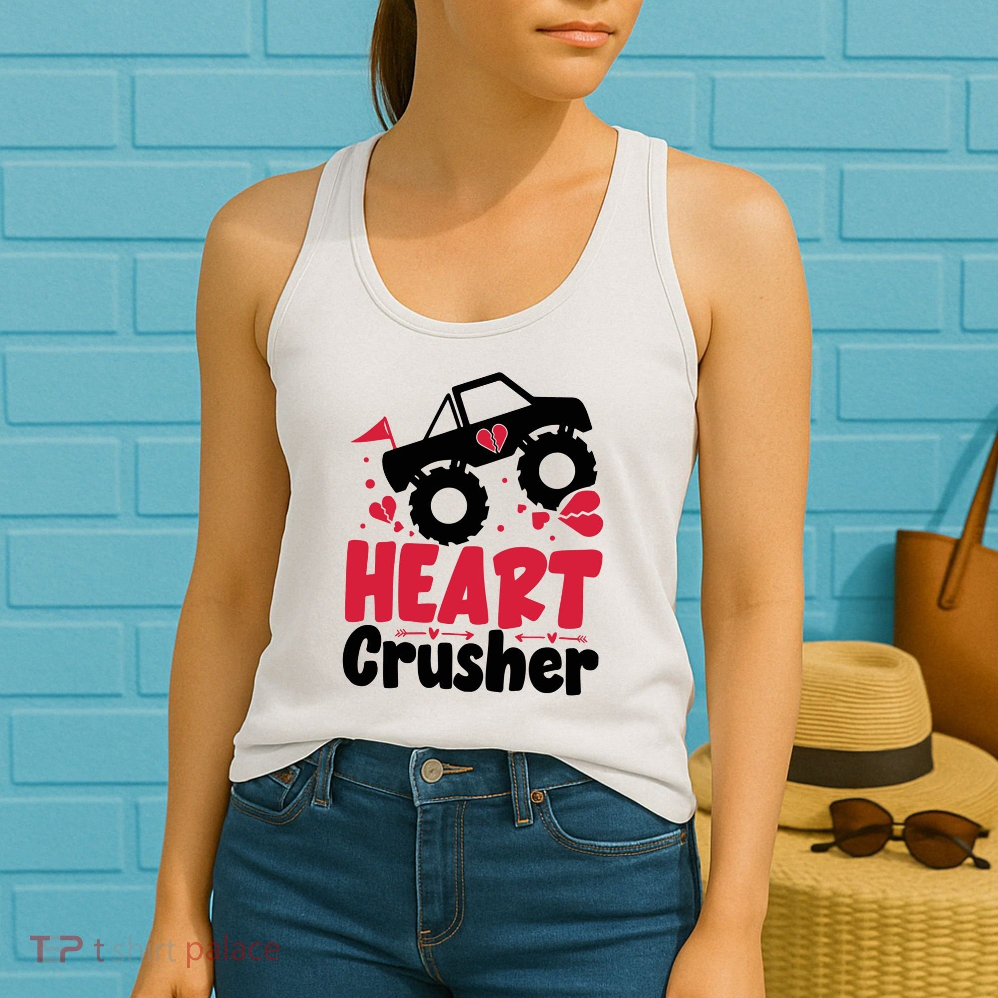 Heart Crusher Valentine Day Gift Women's Tank Top