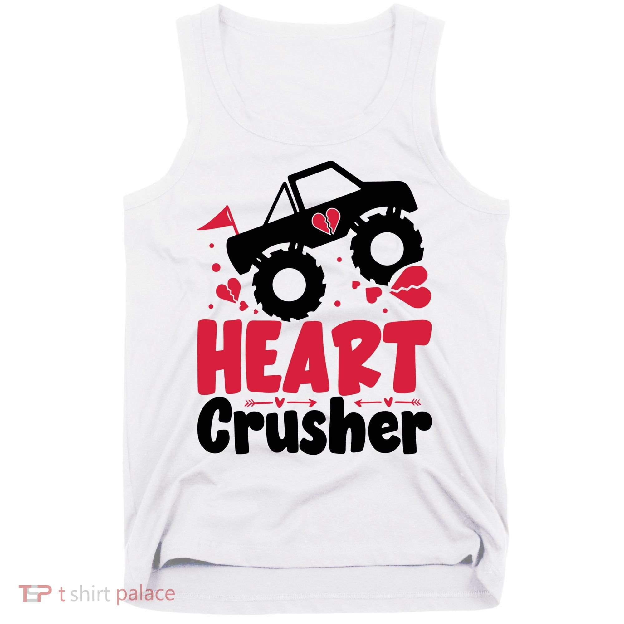 Heart Crusher Valentine Day Gift Tank Top