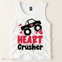 Heart Crusher Valentine Day Gift Tank Top thumb 2