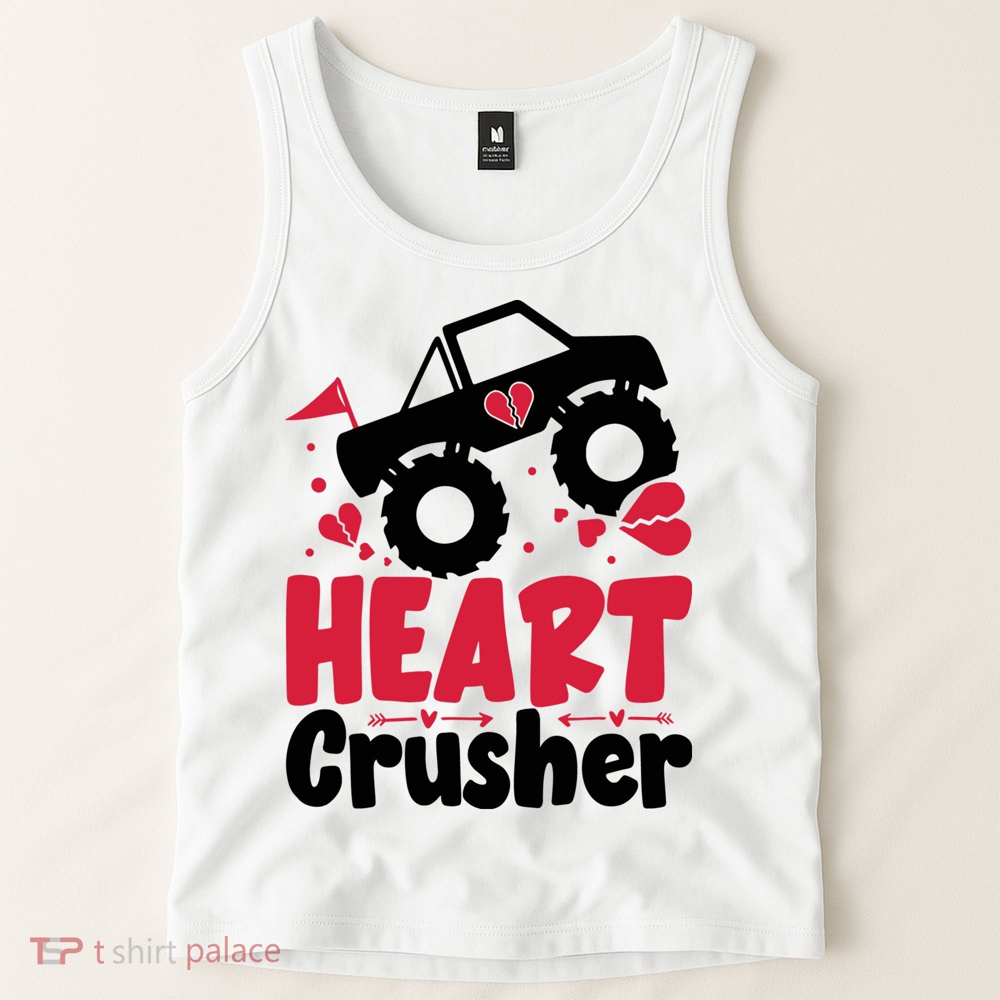 Heart Crusher Valentine Day Gift Tank Top