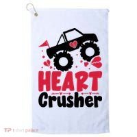 Heart Crusher Valentine Day Gift Golf Towel thumb 0