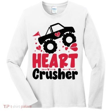 Heart Crusher Valentine Day Gift Women's Long Sleeve Shirt