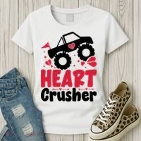 Heart Crusher Valentine Day Gift Women's T-Shirt thumb 3