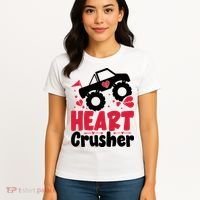 Heart Crusher Valentine Day Gift Women's T-Shirt thumb 4