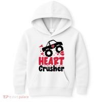 Heart Crusher Valentine Day Gift Kids Hoodie thumb 0