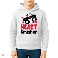 Heart Crusher Valentine Day Gift Kids Hoodie thumb 4