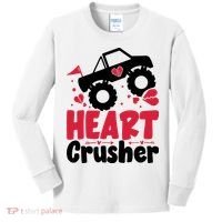 Heart Crusher Valentine Day Gift Kids Long Sleeve Shirt thumb 0