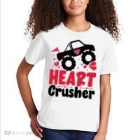 Heart Crusher Valentine Day Gift Kids T-Shirt thumb 2