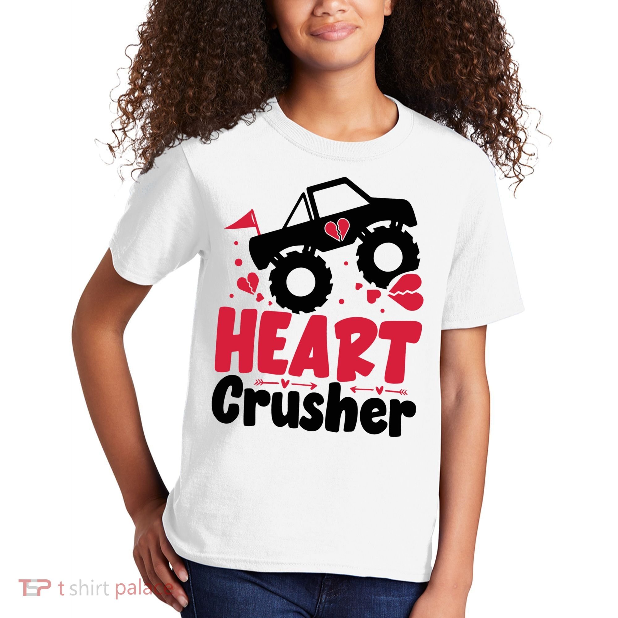 Heart Crusher Valentine Day Gift Kids T-Shirt