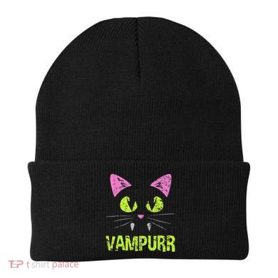Halloween Cat Vampurr Vampire For Funny Man Creative Beanie