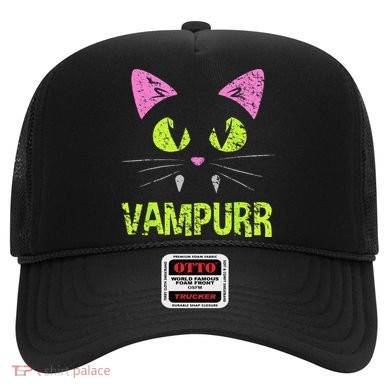 Halloween Cat Vampurr Vampire For Funny Man Creative Hat