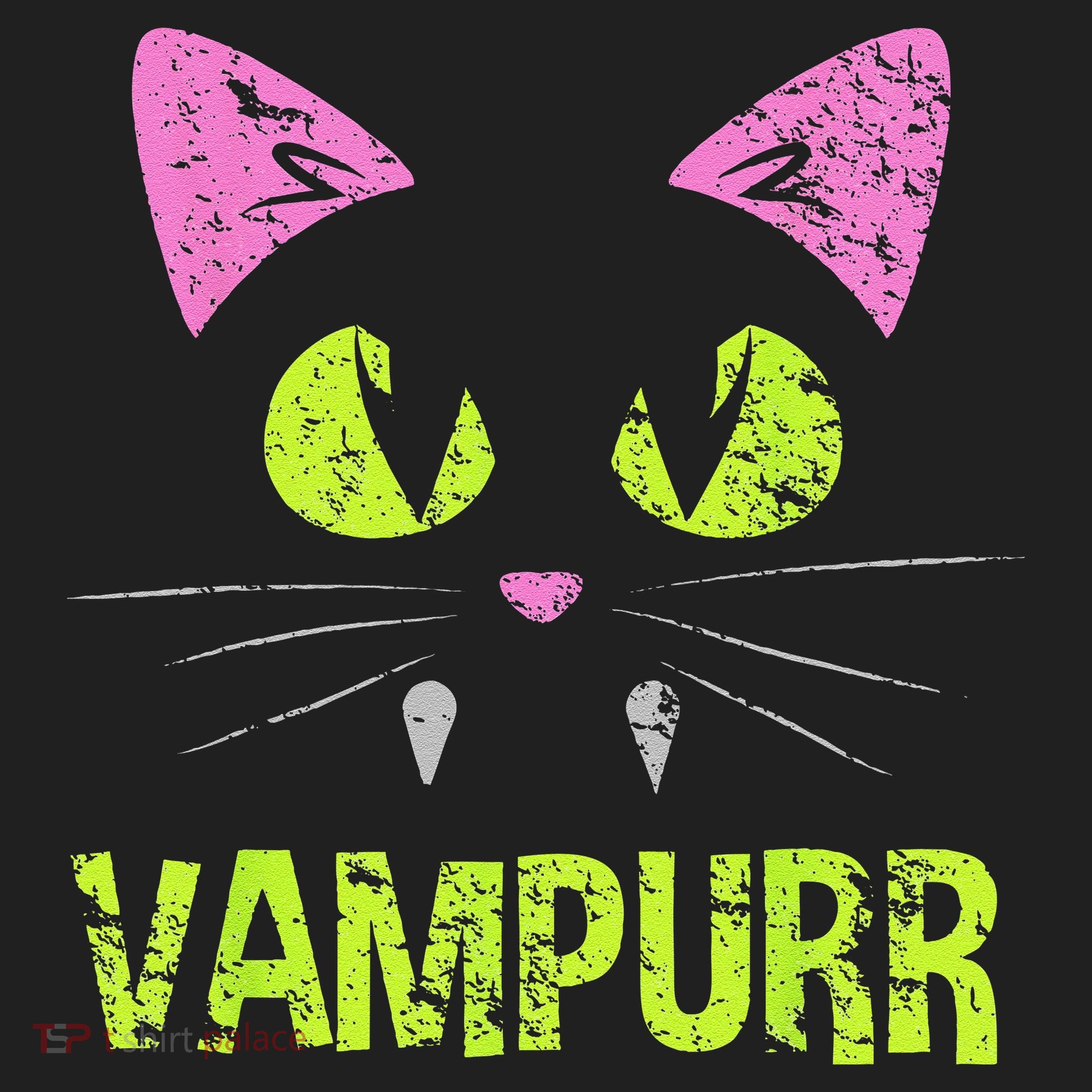 Halloween Cat Vampurr Vampire For Funny Man Creative Hat