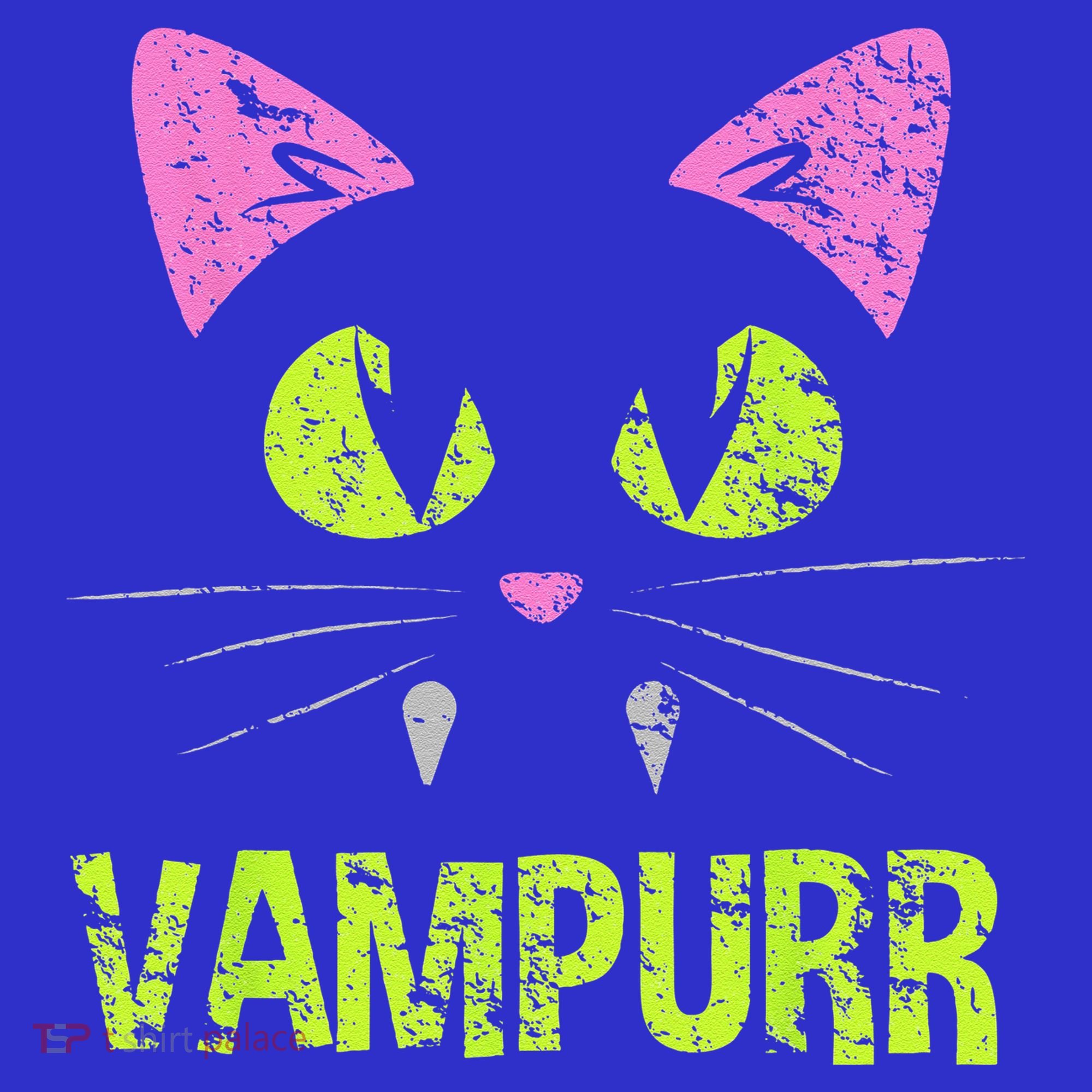 Halloween Cat Vampurr Vampire For Funny Man Creative Kids Long Sleeve Shirt