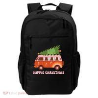 Hippie Christmas Van Holiday Backpack thumb 0