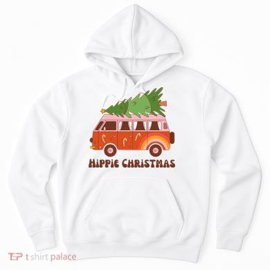 Hippie Christmas Van Holiday Hoodie