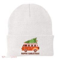 Hippie Christmas Van Holiday Beanie thumb 0