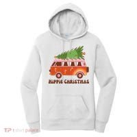 Hippie Christmas Van Holiday Women's Hoodie thumb 0