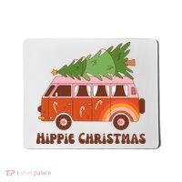 Hippie Christmas Van Holiday Mousepad thumb 0