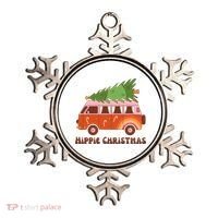 Hippie Christmas Van Holiday Ornament thumb 0
