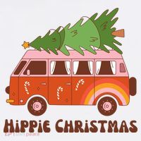 Hippie Christmas Van Holiday Women's Tank Top thumb 5