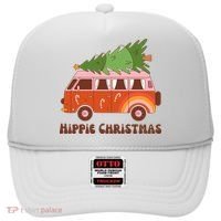 Hippie Christmas Van Holiday Hat thumb 0