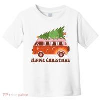 Hippie Christmas Van Holiday Toddler T-Shirt thumb 0