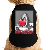 Heart Crusher Valentine's Day Shark Lover Cute Gift Doggie Tank thumb 0