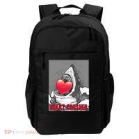 Heart Crusher Valentine's Day Shark Lover Cute Gift Backpack thumb 0