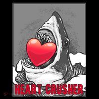 Heart Crusher Valentine's Day Shark Lover Cute Gift Coffee Mug thumb 5