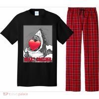 Heart Crusher Valentine's Day Shark Lover Cute Gift Pajama Set thumb 0