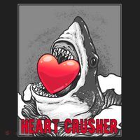 Heart Crusher Valentine's Day Shark Lover Cute Gift Hat thumb 2