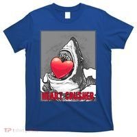 Heart Crusher Valentine's Day Shark Lover Cute Gift T-Shirt thumb 0