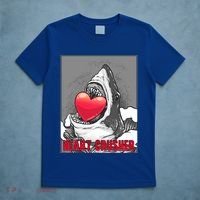 Heart Crusher Valentine's Day Shark Lover Cute Gift T-Shirt thumb 5