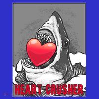 Heart Crusher Valentine's Day Shark Lover Cute Gift Mousepad thumb 1