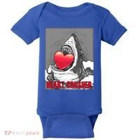 Heart Crusher Valentine's Day Shark Lover Cute Gift Baby Bodysuit thumb 0